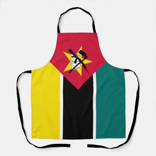 モザンビークの国旗 エプロン (正面)