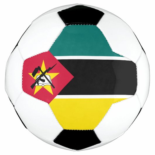モザンビークの旗 サッカーボール (正面)