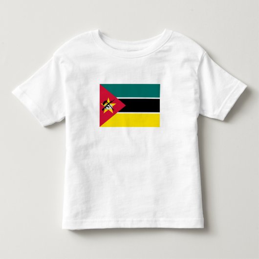 モザンビークの旗 トドラーTシャツ (正面)
