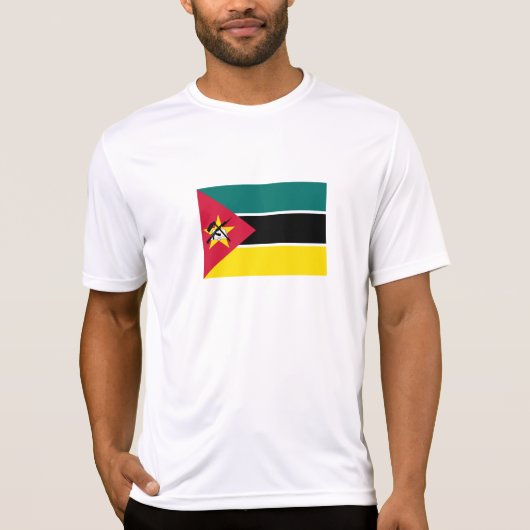 モザンビークの旗 Tシャツ (正面)