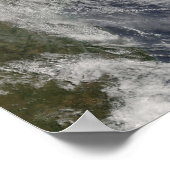 モザンビークの熱帯低気圧飛行 ポスター (角)