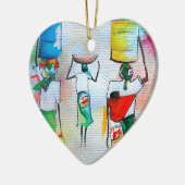 モザンビークの独立! セラミックオーナメント (左)