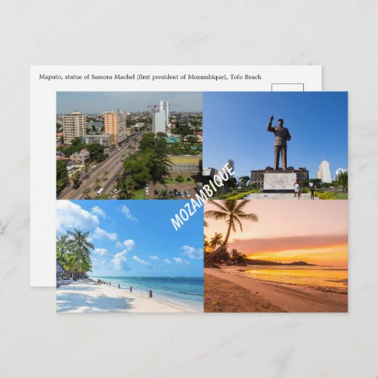 モザンビークはがき ポストカード (正面/裏面)