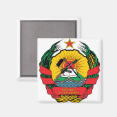 モザンビークコートオブアームズ詳細 マグネット (正面/裏面)