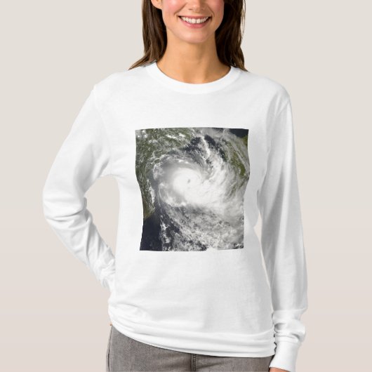 モザンビークシャンヌの熱帯低気圧地帯 Tシャツ (正面)