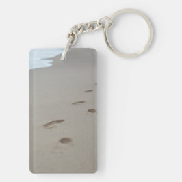 モザンビークビーチの足跡 キーホルダー