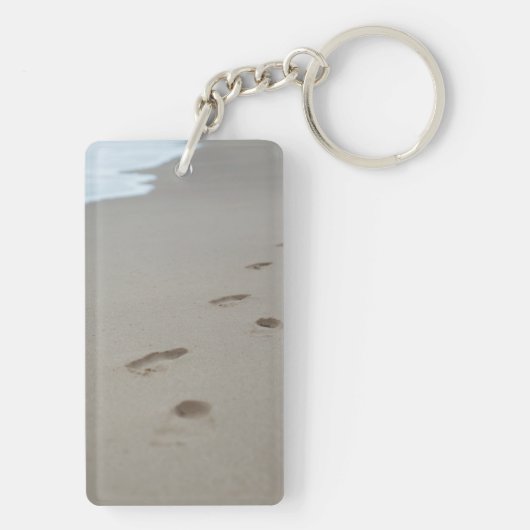 モザンビークビーチの足跡 キーホルダー (裏面)
