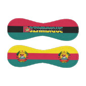 モザンビーク国旗とコート・オブ・アームズ 野球ボール (パネル)