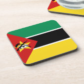 モザンビーク国旗のコースター コースター (左側)