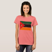 モザンビーク国旗のTシャツ Tシャツ (正面フル)