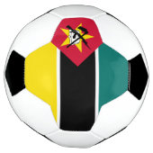 モザンビーク国旗 サッカーボール (回転)