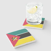 モザンビーク国旗 ストーンコースター (横)