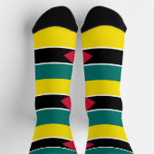 モザンビーク国旗 ソックス (上部)