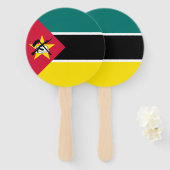 モザンビーク国旗 ハンドファン (正面&裏面)