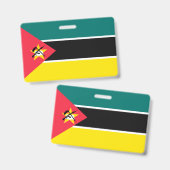 モザンビーク国旗 バッジ (正面＆裏面)