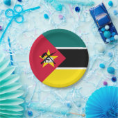 モザンビーク国旗 ペーパープレート (パーティー)