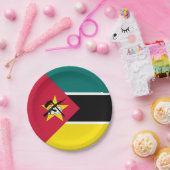 モザンビーク国旗 ペーパープレート (パーティー)