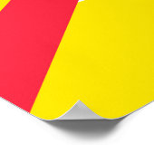 モザンビーク国旗 ポスター (角)