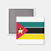 モザンビーク国旗 マグネット (正面/裏面)