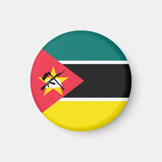 モザンビーク国旗 マグネット (正面)
