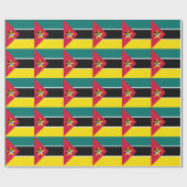 モザンビーク国旗 ラッピングペーパー (フラット)