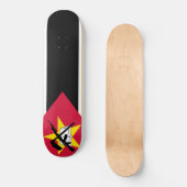 モザンビーク国旗（国旗）（アフリカ） スケートボード (正面)