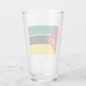 モザンビーク国旗(国旗)(アフリカ) タンブラーグラス (裏面)