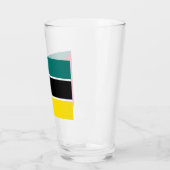 モザンビーク国旗(国旗)(アフリカ) タンブラーグラス (左)