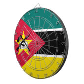 モザンビーク国旗（国旗）（アフリカ） ダーツボード (正面右)