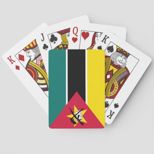 モザンビーク国旗（国旗）（アフリカ） トランプ (裏面)