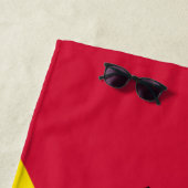 モザンビーク国旗(国旗)(アフリカ) ビーチタオル (インサイチュ)