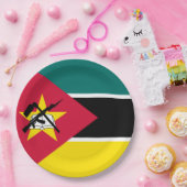 モザンビーク国旗（国旗）（アフリカ） ペーパープレート (パーティー)