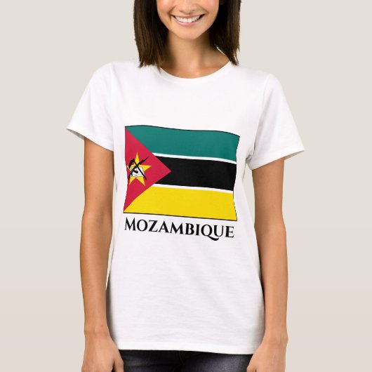 モザンビーク国旗 Tシャツ (正面)