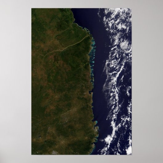 モザンビーク沿岸 ポスター (正面)