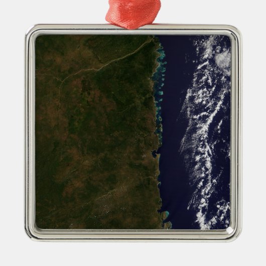 モザンビーク沿岸 メタルオーナメント (正面)