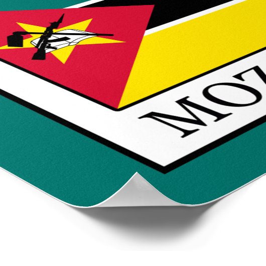 モザンビーク ポスター (角)