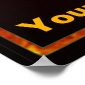 モシェの（ユダヤ教）メノラー ポスター (角)