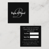 モシンプルノグラム（白黒）参照カード 紹介カード (正面/裏面)