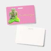 モシーグリーンブめい想ッダサンダーコーブ バッジ (Front & Back)