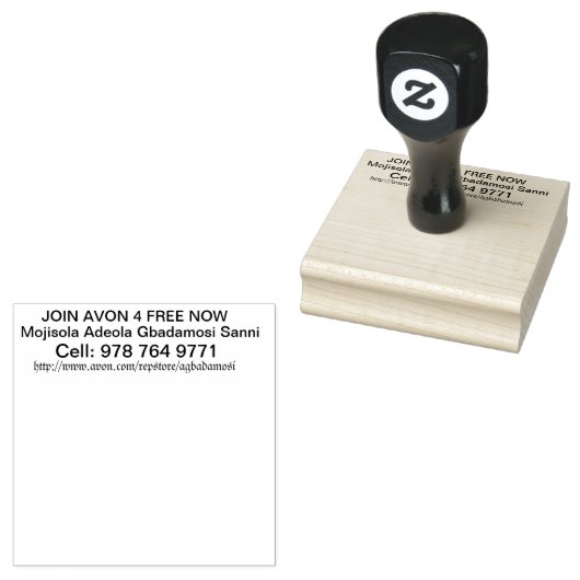 モジゾラA Gbadamosi Avonスタンプ ラバースタンプ (押印)