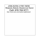 モジゾラA Gbadamosi Avonスタンプ ラバースタンプ (インプリント)