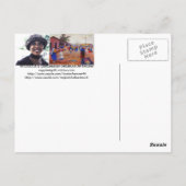 モジゾラA GBADAMOSI OKUBUによるアフリカ通り ポストカード (裏面)