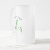 モジトスに気を取られる フロストグラスビールジョッキ (正面左)