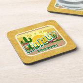 モジャヴデスバレー観光客デザインユーモアアート コースター (左側)