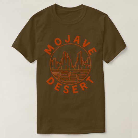 モジャーブデザートオレンジTシャツ Tシャツ (デザイン正面)