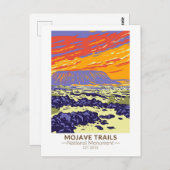 モジャーブトレイル国立記念物アンボークレーター ポストカード (正面/裏面)
