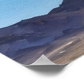 モジャーブバレーと山岳地帯の印象派アート ポスター (角)