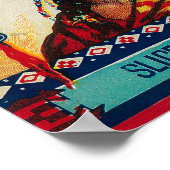 モジャーブピーチラベル ポスター (角)