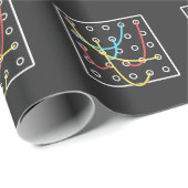 モジュラーシンセサイザヴィンテージキーボードアナログ ラッピングペーパー (ロールコーナー)