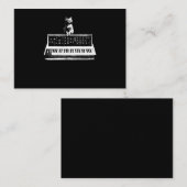 モジュラーシンセサイザーキーボード音楽プロデューサーCat Sy 名刺 (正面/裏面)